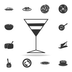 cocktail icon. Detailed set of italian foods illustrations. Premium quality graphic design icon. One of the collection icons for websites; web design; mobile app
