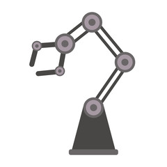 robotic hand isolated icon
