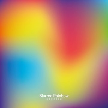Blurred Colorful Rainbow Background