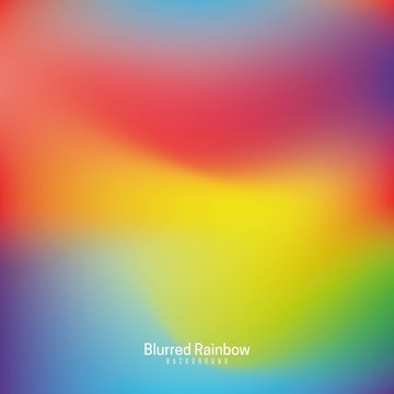 Blurred Colorful Rainbow Background