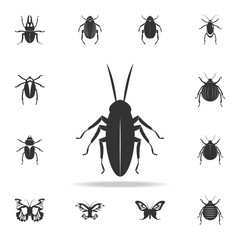 cockroach. Detailed set of insects items icons. Premium quality graphic design. One of the collection icons for websites, web design, mobile app © rashadaliyev