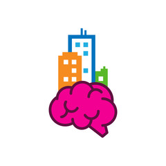 Brain Town Logo Icon Design