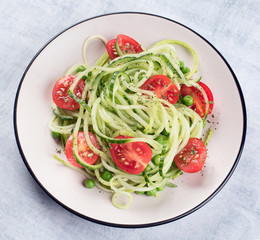 Cucumber and tomato salad