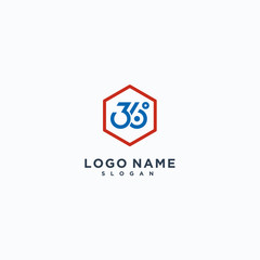 360 Logo template vector illustration