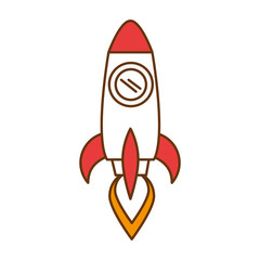 rocket launcher isolated icon vector illustration design