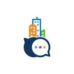 Talk Town Logo Icon Design
