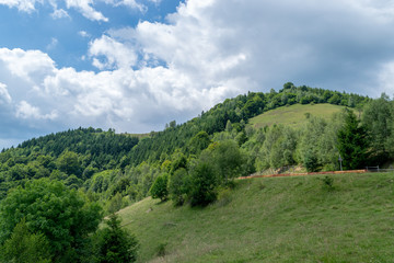 Fototapeta na wymiar A nature landscape in Transylvania region