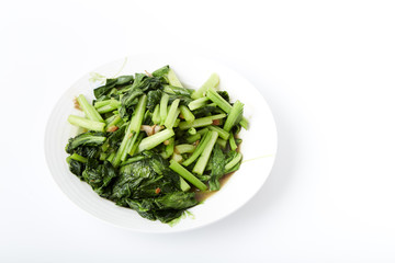 Stir Fried Bok Choy thai food