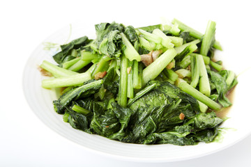 Stir Fried Bok Choy thai food