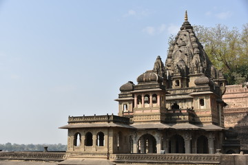 Fototapeta premium Ahilyeshwar temple, Maheshwar, Madhya Pradesh, India