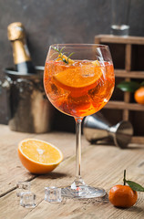 Aperol spritz cocktail