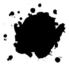 Abstract red nk blot background. Vector illustration. Grunge texture for cards and flyers design.