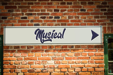 Schild 318 - Musical