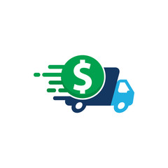 Delivery Money Logo Icon Design