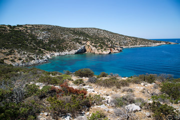 Fototapeta na wymiar Grecia Isola di Schinoussa