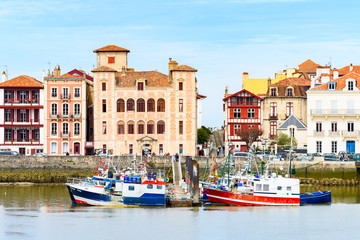 beautiful town of saint jean de Luz, France