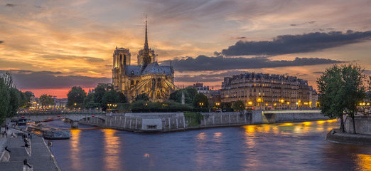 Notre Dame viewpoint in Paris