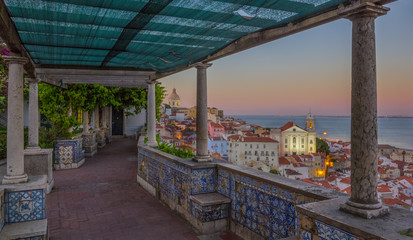 Miradouro de Santa Luzia in Lisbon Viewpoint in Lisbon