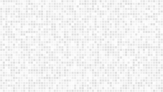 Abstract Light Background Of Small Squares Or Pixels In White And Gray Colors.