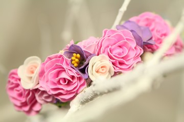 wreath of flowers from fameirana