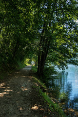 Obraz premium Lake of Levico Terme - Trentino Italy