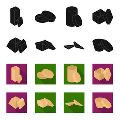 Case, shell, framework, and other web icon in black,flet style.Box, container, package, icons in set collection. © pandavector