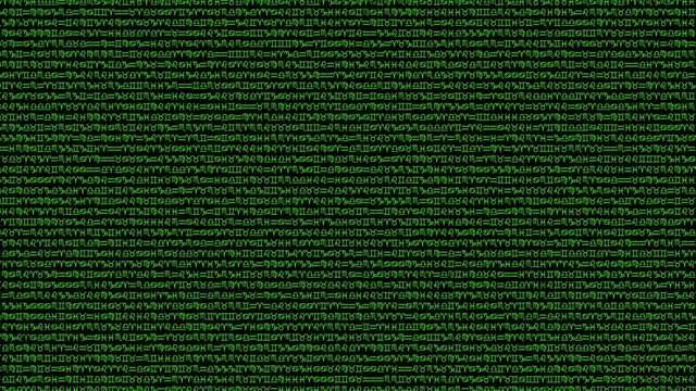 Random Zodiac Signs Background in a Matrix Style