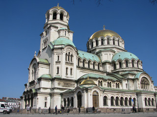 Fototapeta na wymiar Alexander Nevsky Cathedral - Sofia - Bulgaria