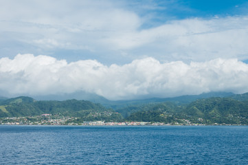 Fototapeta na wymiar The caribbean island Dominica