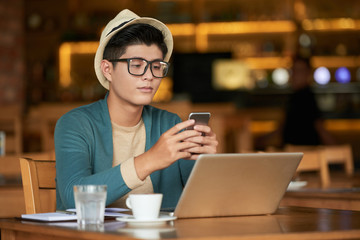 Checking messages