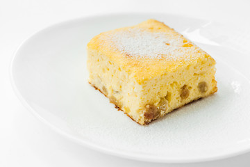 tasty dish with cheese