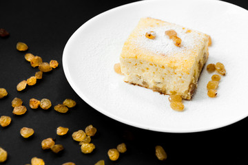 tasty dish with cheese