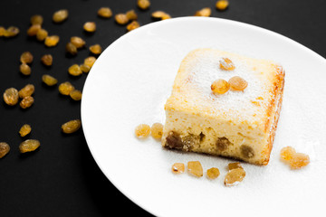 tasty dish with cheese