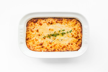 baked homemade potatoes with spices