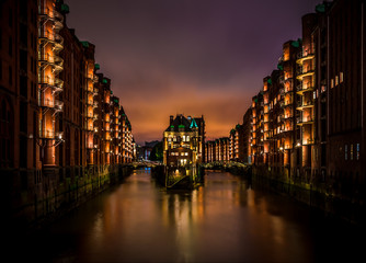 Wasserschlo&szlig; in Speicherstadt - Hamburg