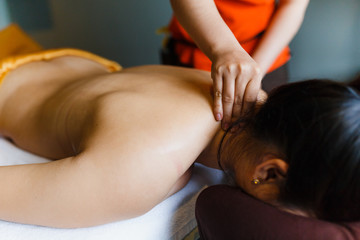 Obraz na płótnie Canvas massage and spa