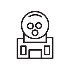 Gum icon isolated on white background