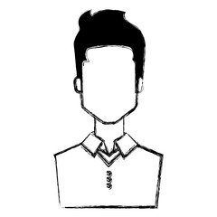 businessman avatar character icon vector illustration design