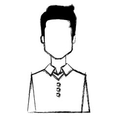 businessman avatar character icon vector illustration design