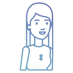 businesswoman avatar character icon vector illustration design