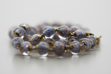 A necklace from Murano glass