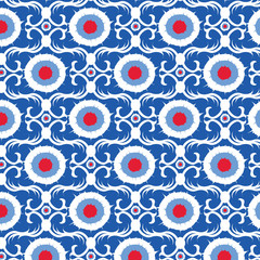 Fototapeta premium Pattern blue