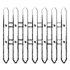 fence wooden isolated icon vector illustration design