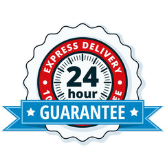 24 Hour Express Delivery illustration