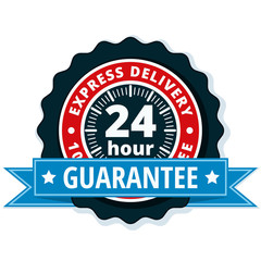 24 Hour Express Delivery illustration