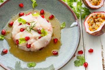 Ceviche, Salade de Poisson Cru Péruvien