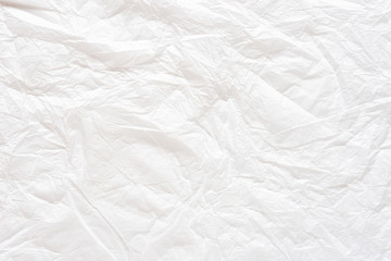 Fototapeta premium white crumpled paper texture background.