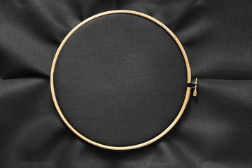 Black canvas on frame © Tarzhanova