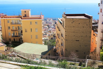 Fototapeta premium Panoramic view of the city of Napoli, Italy