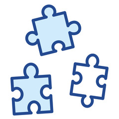 Obraz premium Puzzle Vector Icon